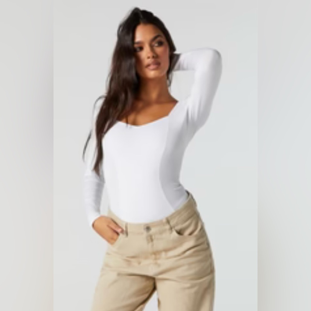 Urban Planet Bright White Bodysuit